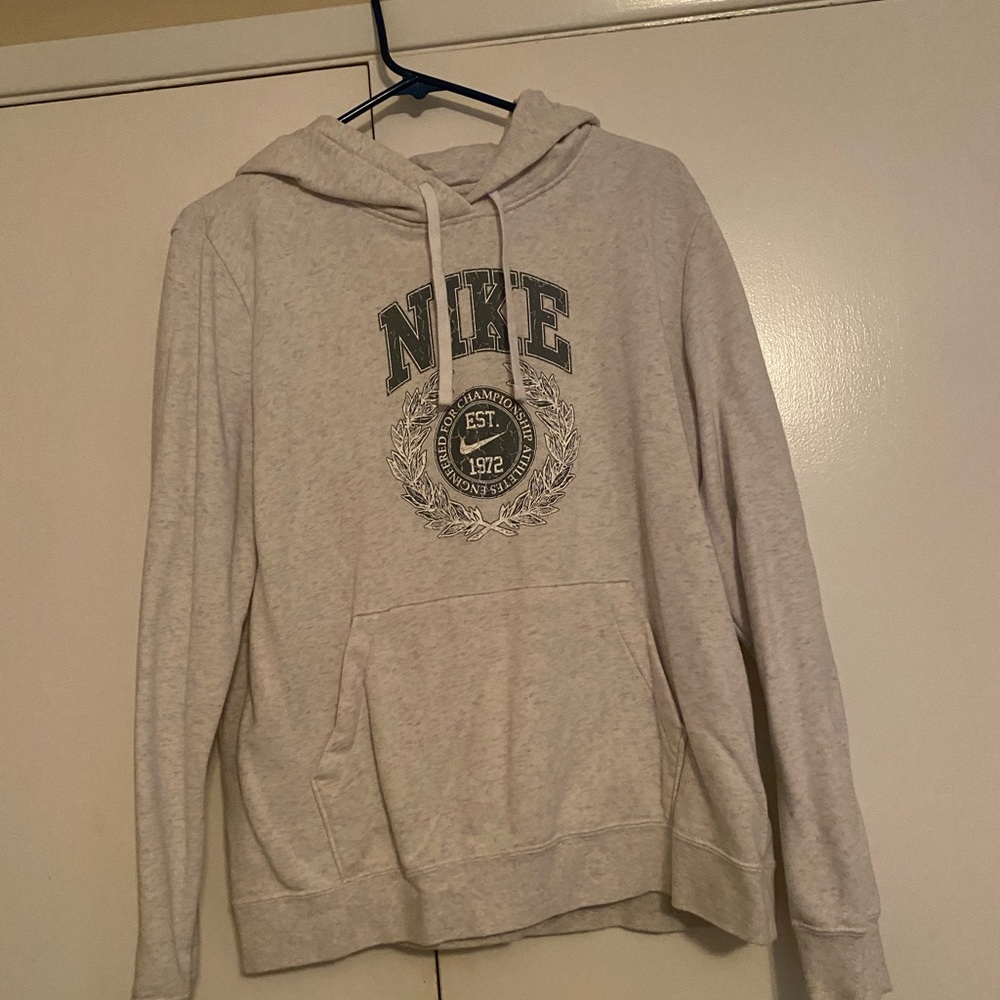 Nike Light Gray Women's Hoodie